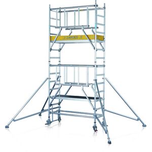 Алюминиевая вышка-тура ZARGES MultiTower S-PLUS 1T, размер площадки 0,6 х 2,5 м
