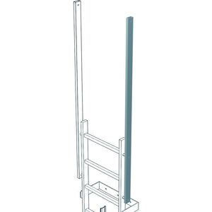 Поручень прямой, односторонний 