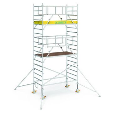 Алюминиевая вышка ZARGES MultiTower S-PLUS 2T, размер площадки 1,2 х 2,5 м  