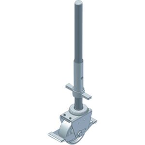 Направляющий ролик с домкратом, Ø 125 мм