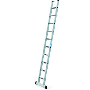 Приставные лестницы ZARGES Saferstep L с противоскользящими вставками на ступенях, анодированные