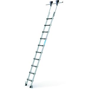 Передвижные стеллажные лестницы с мягкой окантовкой ступеней ZARGES Comfortstep Trec LH
